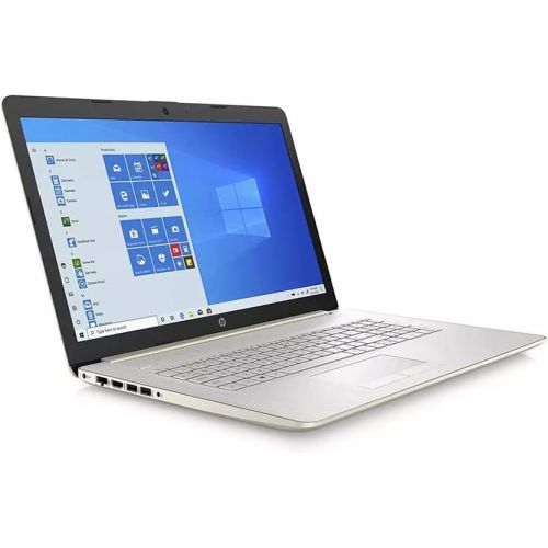 에이치피 2021 HP 17.3 HD+ Touchscreen Laptop Computer, 10th Gen Intel Core i5-1035G1, 32GB RAM, 1TB PCIe SSD, Full-Size KB, HD Audio, HD Webcam, Intel UHD Graphics, Win 10, Gold, 32GB SnowB