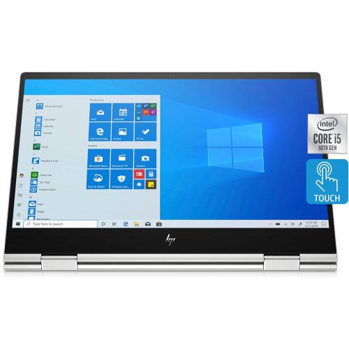 에이치피 2021 HP Envy 2-in-1 Laptop 15.6 inch FHD Touchscreen 4-Core Intel i5-10210U UHD Graphics 12GB DDR4 512GB NVMe SSD WI-FI 6 Win 10 Home Fingerprint Backlit Keyboard w/ 32GB USB