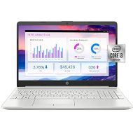 2021 Newest HP 15 Budget Laptop Notebook, 15.6 HD BrightView Display, i3-10110U, 12GB DDR4 RAM, 256GB SSD, Webcam, WiFi, Bluetooth, Windows 10, Natural Silver