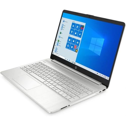 에이치피 HP 15.6 FHD Touchscreen Laptop Computer, Intel Core i5 1035G1 (Beat i7-7500u), 12GB DDR4 RAM 256GB PCIe SSD WiFi Silver, Windows 10 Home, GOLDOXIS 32gb SD Card