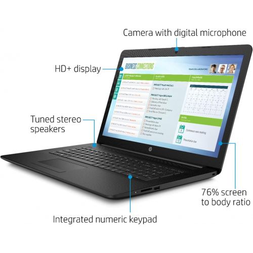 에이치피 2021 Newest HP Premium Business Laptop, 17.3 HD+ Display, AMD Ryzen 5 4500U 6-Core Processor Up to 4.0 GHz (Beats i7-10510U), 16GB RAM, 1TB SSD, DVD-RW, Webcam, HDMI, Black, Win 10