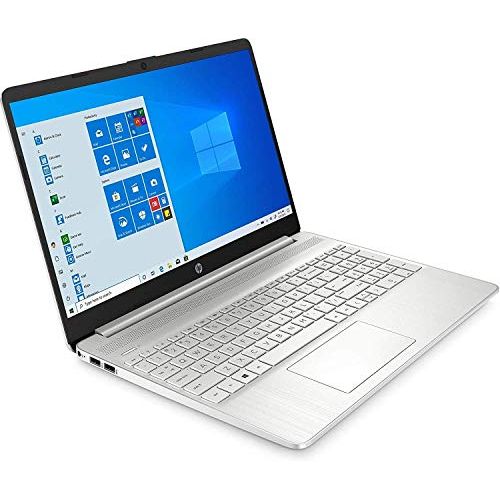 에이치피 2021 HP 15.6 FHD IPS Touchscreen Laptop, Intel Core i7-1065G7 Processor, 12GB Memory, 256GB SSD, HDMI, Intel Iris Plus Graphics, WiFi, Webcam, Bluetooth, Windows 10, Silver, w/ IFT