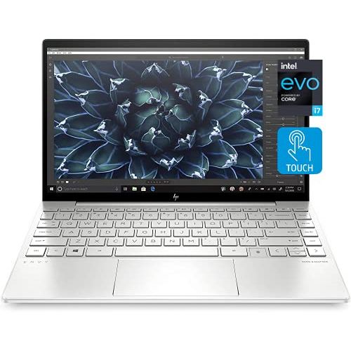 에이치피 HP Envy 13 Laptop, 13.3 FHD 1080p Touchscreen, i7-1165G7 EVO, 8GB DDR4 RAM, 1TB SSD, Webcam with Shutter Switch, Backlit Keyboard, Fingerprint Reader, WiFi 6, Bluetooth 5, Windows