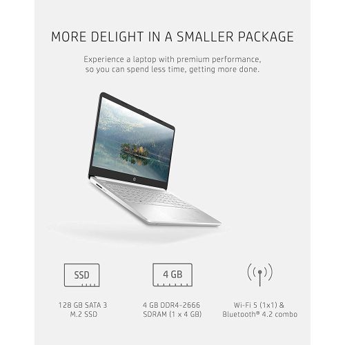 에이치피 Newest HP 14 HD Touch-Screen Laptop, 11th Gen Intel Core i3-1115G4 3.0H (Beats i5-1035G1), 8GB RAM, 256GB SSD, WiFi 5, Webcam, Windows 10, EROSEFLAMINGO Accessories