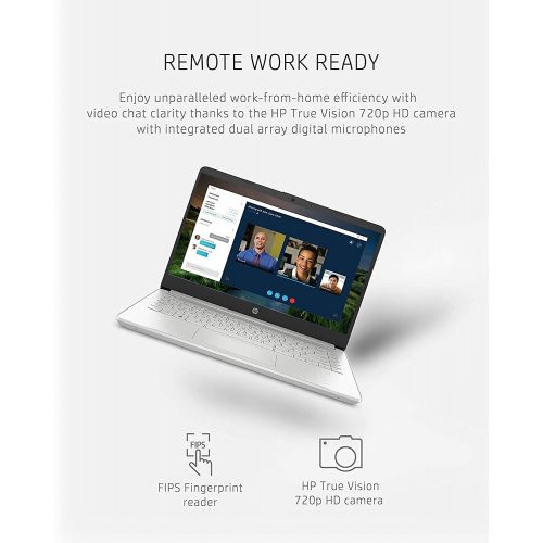 에이치피 Newest HP 14 HD Touch-Screen Laptop, 11th Gen Intel Core i3-1115G4 3.0H (Beats i5-1035G1), 8GB RAM, 256GB SSD, WiFi 5, Webcam, Windows 10, EROSEFLAMINGO Accessories