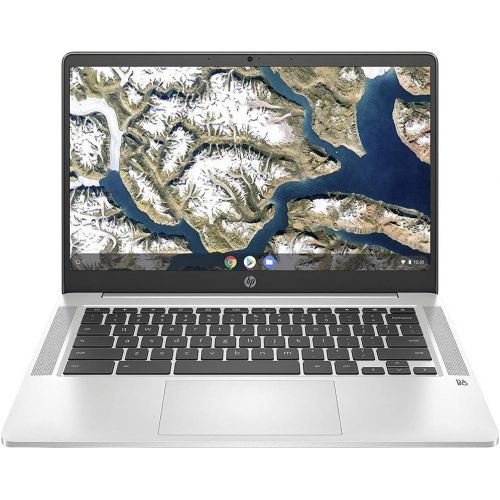 에이치피 HP Chromebook 14-inch HD Laptop Bundle, Intel Celeron N4000, 4GB RAM, 32GB eMMC, Chrome (14a-na0010nr, Mineral Silver) Bundle with Lexar 64GB S50 USB 2.0 Flash Drive + 1-YR CPS Pro