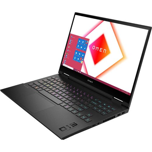 에이치피 2021 Newest HP OMEN 15 Gaming Laptop, 15.6 300Hz FHD IPS 100% sRGB Display, GeForce RTX 3070, Intel Core i7-10750H, 32GB RAM, 1TB PCIe SSD, RGB Backlit KB, HDMI, Mini DP, Windows 1