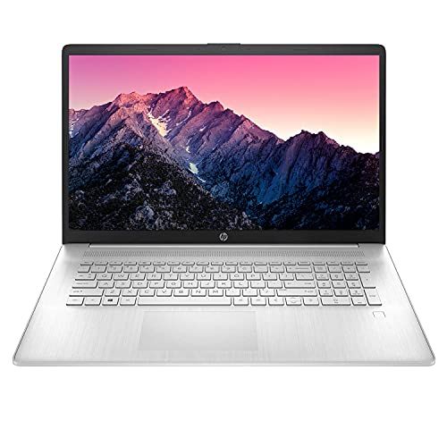 에이치피 HP Pavilion Laptop (2021 Latest Model), 17.3 HD+ Narrow Bezel Touchscreen, AMD Ryzen 5 5500U Processor (Beats i7-1185G7), 32GB RAM, 1TB SSD + 1TB HDD, Long Battery Life, Win 10