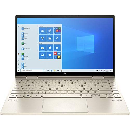 에이치피 2020 HP Envy x360 2-in-1 13.3 FHD IPS Touchscreen Laptop Intel Evo Platform 11th Gen Core i7-1165G7 8GB Memory 512GB SSD Pale Gold - Backlit Keyboard -Fingerprint Reader -Thunderbo