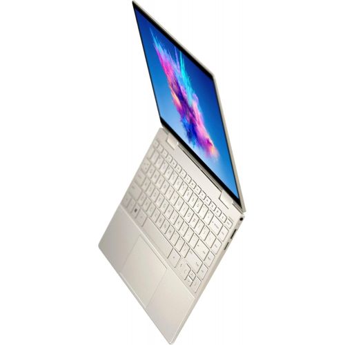 에이치피 2020 HP Envy x360 2-in-1 13.3 FHD IPS Touchscreen Laptop Intel Evo Platform 11th Gen Core i7-1165G7 8GB Memory 512GB SSD Pale Gold - Backlit Keyboard -Fingerprint Reader -Thunderbo