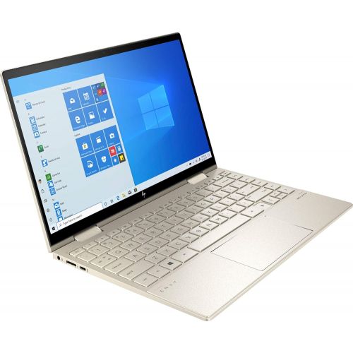 에이치피 2020 HP Envy x360 2-in-1 13.3 FHD IPS Touchscreen Laptop Intel Evo Platform 11th Gen Core i7-1165G7 8GB Memory 512GB SSD Pale Gold - Backlit Keyboard -Fingerprint Reader -Thunderbo