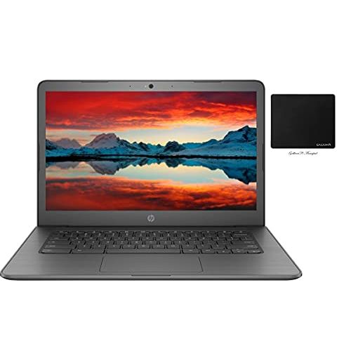 에이치피 Newest HP Chromebook 14 Full HD Touchscreen Laptop Computer, AMD Dual-Core A6-9220C Processor, 8GB DDR4 RAM, 64GB eMMC, WiFi, HD Webcam, Chrome OS, GalliumPi Accessories