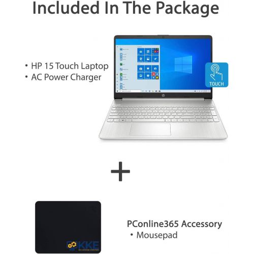 에이치피 2021 Newest HP 15 Laptop Notebook, 15.6 FHD IPS Touchscreen, i7-1165G7, 32GB DDR4 RAM, 1TB PCIe SSD, Webcam, USB-C, HDMI, WiFi 6, Backlit Keyboard, Fingerprint Reader, Win 10 Home