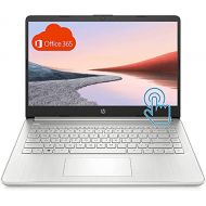 HP Premium Laptop (2021 Latest Model), 14 HD Touchscreen, AMD Athlon Processor, 8GB RAM, 192GB SSD, Long Battery Life, Online Conferencing, Natural Silver, Win 10 with 1 Year of Mi