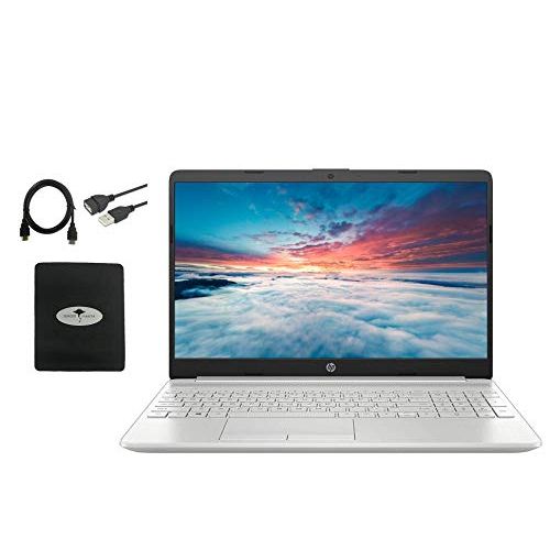 에이치피 2021 Newest HP 15.6 HD Laptop for Business and Student, AMD Ryzen 3 3250U(Up to 3.5GHz), 16GB RAM, 1TB HDD+256GB SSD, Ethernet, WiFi, Fast Charge, HDMI, w/Ghost Manta Accessories