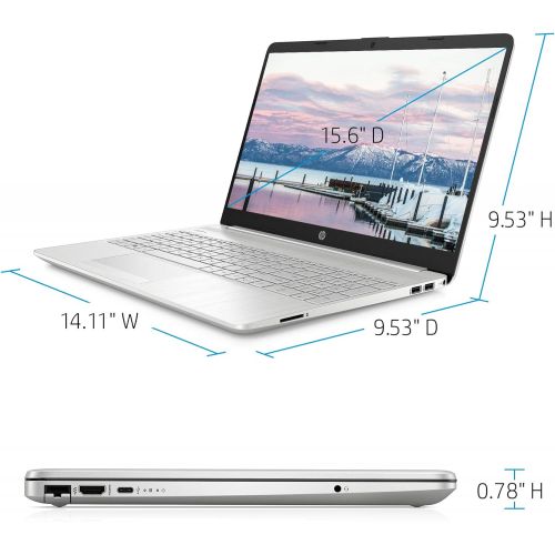 에이치피 2021 Newest HP 15.6 HD Laptop for Business and Student, AMD Ryzen 3 3250U(Up to 3.5GHz), 16GB RAM, 1TB HDD+256GB SSD, Ethernet, WiFi, Fast Charge, HDMI, w/Ghost Manta Accessories