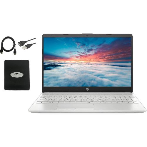 에이치피 2021 Newest HP 15.6 HD Laptop for Business and Student, AMD Ryzen 3 3250U(Up to 3.5GHz), 16GB RAM, 1TB HDD+256GB SSD, Ethernet, WiFi, Fast Charge, HDMI, w/Ghost Manta Accessories