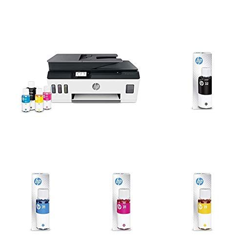 에이치피 HP Smart -Tank Plus 651 Wireless All-in-One Ink -Tank Printer up to 2 Years of Ink in Bottles Auto Document Feeder Mobile Print, Scan, Copy (7XV38A) with Additional Ink Bottles - 4