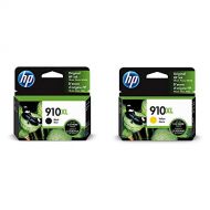 HP 910XL Ink Cartridge Black 3YL65AN & 910XL Ink Cartridge Yellow 3YL64AN