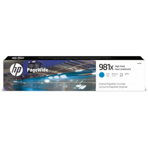 에이치피 HP 981X PageWide-Cartridge High Yield Cyan L0R09A