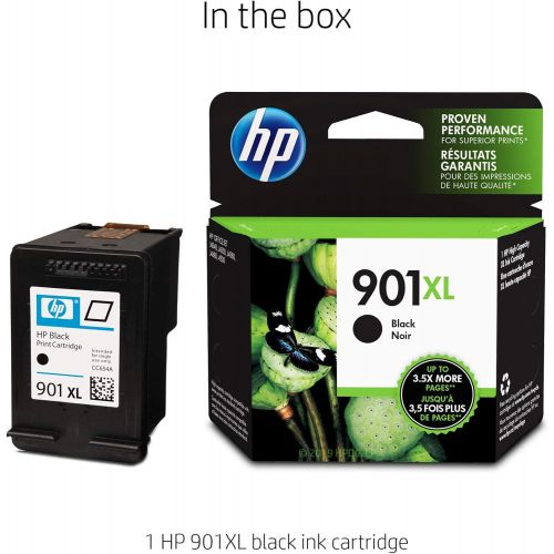 에이치피 HP 901XL Ink Cartridge Black CC654AN & 902 3 Ink Cartridges Cyan, Magenta, Yellow T6L86AN, T6L90AN, T6L94AN (T0A38AN#140)