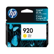 HP 920 Ink Cartridge Yellow Works with HP OfficeJet 6000, 6500, 7000, 7500 CH636AN