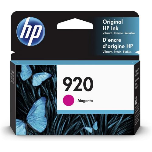 에이치피 HP 920 Ink Cartridge Magenta Works with HP OfficeJet 6000, 6500, 7000, 7500 CH635AN
