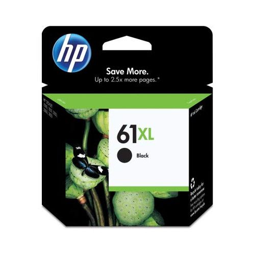 에이치피 HP #61XL DeskJet 3050 / 3000 / 2050 / 2000 / 1050 / 1000 Black Inkjet Cartridge, Part # CH563WN