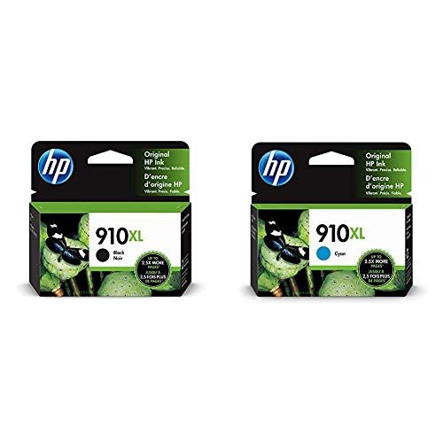 에이치피 HP 910XL Ink Cartridge Black 3YL65AN & 910XL Ink Cartridge Cyan 3YL62AN