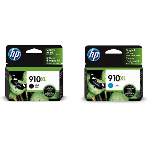 에이치피 HP 910XL Ink Cartridge Black 3YL65AN & 910XL Ink Cartridge Cyan 3YL62AN