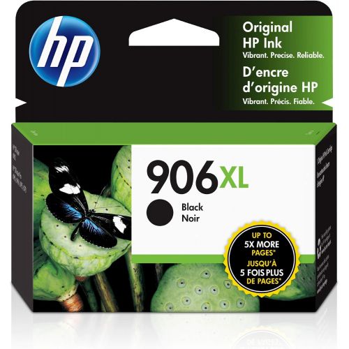 에이치피 HP 902 3 Ink Cartridges Cyan, Magenta, Yellow T6L86AN, T6L90AN, T6L94AN (T0A38AN#140) & 906XL Ink Cartridge Black T6M18AN