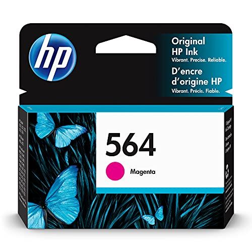 에이치피 Original HP 564 Magenta Ink Cartridge Works with DeskJet 3500; OfficeJet 4620; PhotoSmart B8550, C6300, D5400, D7560, 5510, 5520, 6510, 6520, 7510, 7520, Plus, Premium, eStation Se