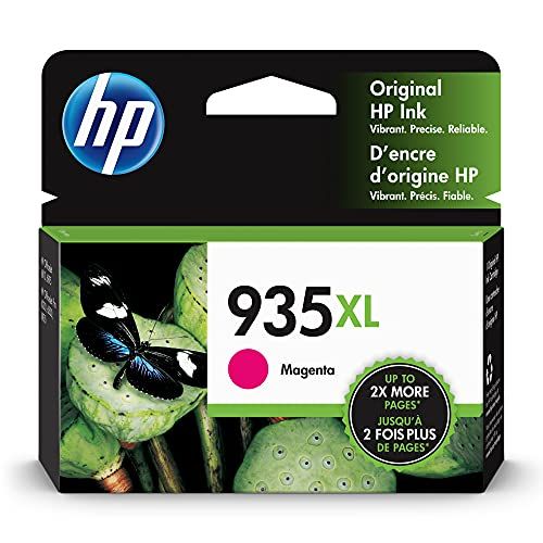 에이치피 Original HP 935XL Magenta High-yield Ink Cartridge Works with HP OfficeJet 6810; OfficeJet Pro 6230, 6830 Series C2P25AN