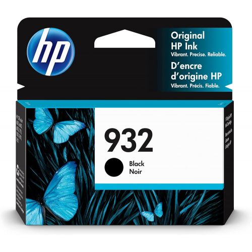 에이치피 Original HP 932 Black Ink Cartridge Works with HP OfficeJet 6100, 6600, 6700, 7110, 7510, 7610 Series CN057AN