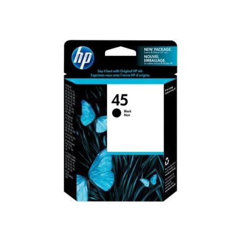 에이치피 HP 45 Ink Cartridge in Retail Packaging- Black