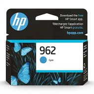 Original HP 962 Cyan Ink Cartridge Works with HP OfficeJet 9010 Series, HP OfficeJet Pro 9010, 9020 Series Eligible for Instant Ink 3HZ96AN