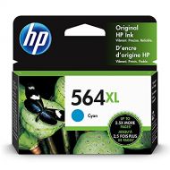 Original HP 564XL Cyan High-yield Ink Works with DeskJet 3500; OfficeJet 4620; PhotoSmart B8550, C6300, D5400, D7560, 5510, 5520, 6510, 6520, 7510, 7520, Plus, Premium, eStation Se