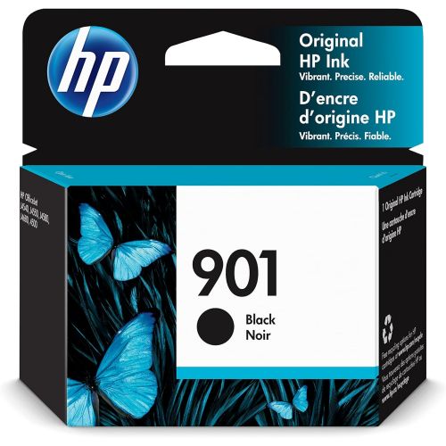 에이치피 Original HP 901 Black Ink Cartridge Works with HP OfficeJet J4500, J4680, 4500 Series CC653AN