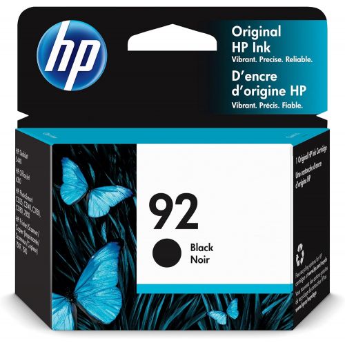 에이치피 Original HP 92 Black Ink Cartridge Works with HP DeskJet 5440; HP OfficeJet 6310; HP PhotoSmart C3100, 7850; HP PSC 1500 Series C9362WN