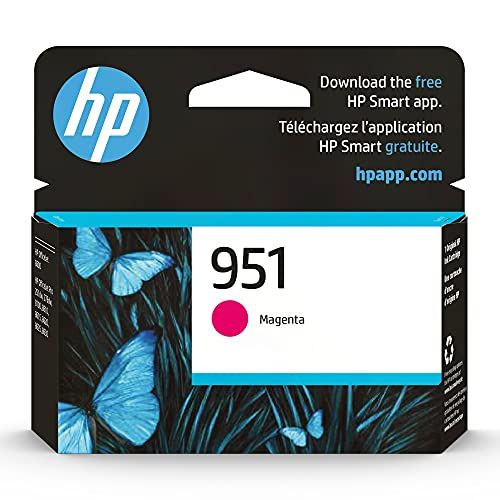 에이치피 Original HP 951 Magenta Ink Cartridge Works with HP OfficeJet 8600, HP OfficeJet Pro 251dw, 276dw, 8100, 8610, 8620, 8630 Series Eligible for Instant Ink CN051AN