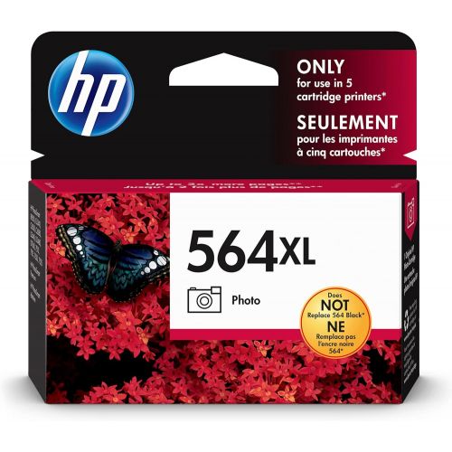 에이치피 Original HP 564XL Photo High-yield Ink Cartridge Works with HP PhotoSmart B8550, C6300, D5400, D7560, 7500, Premium, eStation Series CB322WN