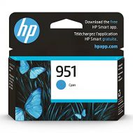 Original HP 951 Cyan Ink Cartridge Works with HP OfficeJet 8600, HP OfficeJet Pro 251dw, 276dw, 8100, 8610, 8620, 8630 Series Eligible for Instant Ink CN050AN
