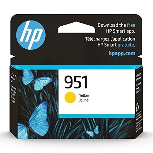 에이치피 Original HP 951 Yellow Ink Cartridge Works with HP OfficeJet 8600, HP OfficeJet Pro 251dw, 276dw, 8100, 8610, 8620, 8630 Series Eligible for Instant Ink CN052AN