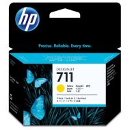 HP 711 3-pack 29-ml Yellow Designjet Ink Cartridge (CZ136A) for HP Designjet T120 24-in Printer HP Designjet T520 24-in Printer HP Designjet T520 36-in PrinterHP Designjet printhea