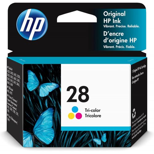 에이치피 Original HP 28 Tri-color Ink Cartridge Works with HP DeskJet 3320, 3420, 3520, 3550, 3620, 3650, 3740, 3840; OfficeJet 4110, 4215; PSC 1110, 1200, 1310; Fax 1240 Series C8728AN