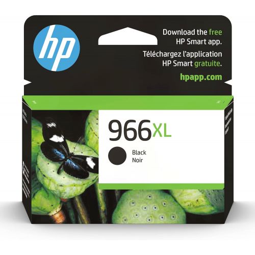 에이치피 Original HP 966XL Black High-yield Ink Cartridge Works with HP OfficeJet Pro 9020 Series Eligible for Instant Ink 3JA04AN