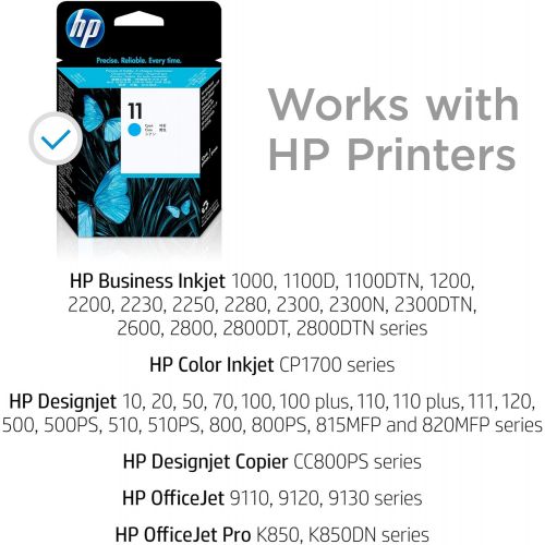 에이치피 HP 11 Ink Printhead Cyan C4811A