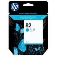 HP 82 Cyan 69-ml Genuine Ink Cartridge (C4911A) for DesignJet 820MFP, 815MFP, 800, CC800PS, 510, 500, 500 Plus & 500ps Large Format Printers
