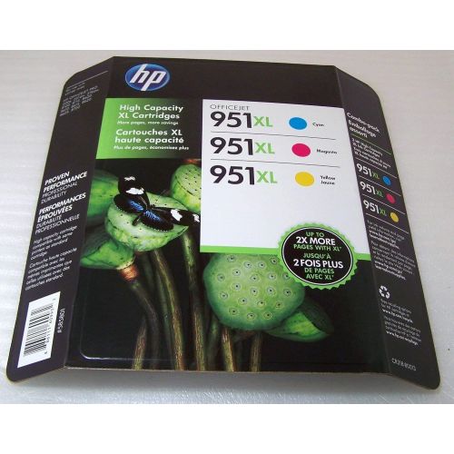 에이치피 HP 951XL High Yield Ink Cartridge Color 3 pk