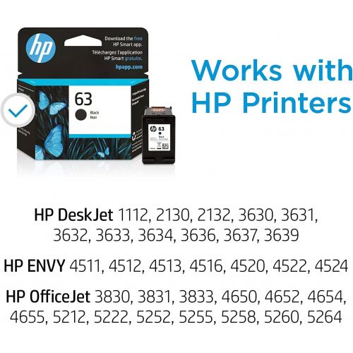 에이치피 Original HP 61 Black Ink Cartridge Works with DeskJet 1000, 1010, 1050, 1510, 2050, 2510, 2540, 3000, 3050, 3510; ENVY 4500, 5530; OfficeJet 2620, 4630 Series Eligible for Instant